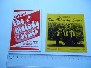 sticker oud GEFFEN The Melody stars orkest band rodijnen jo beschikbaar voor biedingen
