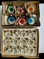 Oude glazen kerstballen, deukballen., Diversen, Kerst, Ophalen of Verzenden, Gebruikt