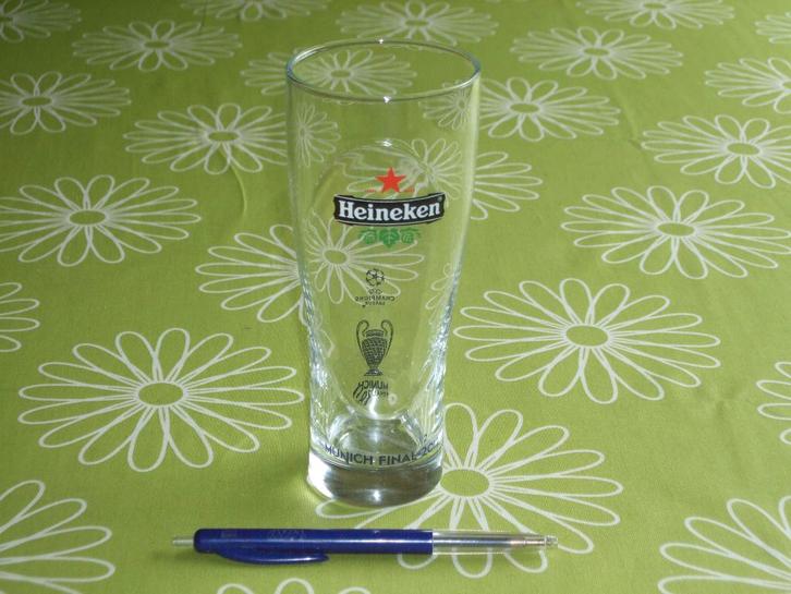 Heineken glas Champions League Munich Final 2012, Verzamelen, Biermerken, Zo goed als nieuw, Glas of Glazen, Heineken, Ophalen of Verzenden