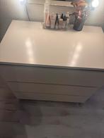 Ikea Malm ladekast met spiegel en verlichting, Huis en Inrichting, Zo goed als nieuw, Minder dan 100 cm, Hout, 50 tot 100 cm