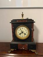 antiek klok met marmer, Antiek en Kunst, Ophalen