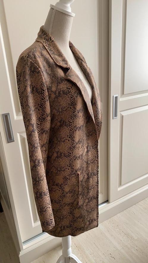 Colbert Blazer maat 38 NORAH Lang model, Kleding | Dames, Jasjes, Kostuums en Pakken, Nieuw, Jasje, Maat 38/40 (M), Bruin, Ophalen of Verzenden