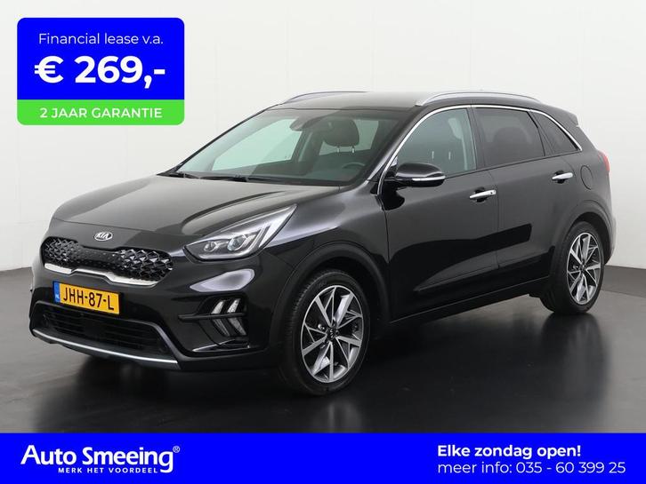 Kia Niro 1.6 GDi Hybrid Style Edition | Leder | Trekhaak | J, Auto's, Kia, Bedrijf, Te koop, Niro, ABS, Achteruitrijcamera, Adaptive Cruise Control