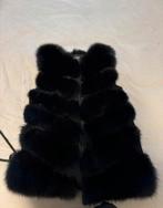 Bodywarmer echt bont vossenbont maat S / M Arnaquese, Kleding | Dames, Maat 38/40 (M), Arnaquese, Zwart, Nieuw