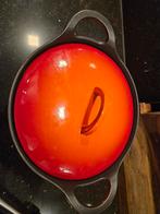 HACKMAN Braadpan - Oranje, Ophalen of Verzenden, Gebruikt, Gietijzer, Overige typen