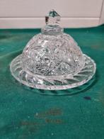 botervloot kristal glas vintage, Antiek en Kunst, Ophalen of Verzenden