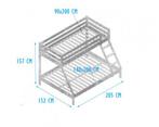 Mike 3-persoons stapelbed wit, Huis en Inrichting