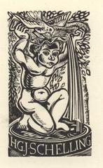 0053 Ex Libris Nederland : Willem Jacob Rozendaal, z.j., Antiek en Kunst, Verzenden