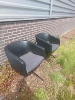 GRATIS 2 draai stoelen, Twee, Gebruikt, Zwart, Ophalen