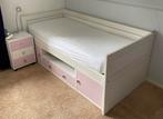LifeTime Kinderkamer wit/roze, Kinderen en Baby's, Kinderkamer | Bedden, Ophalen, 85 tot 100 cm, Gebruikt, Matras
