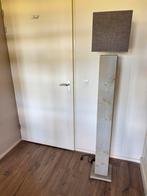 Vloerlamp Steigerhout, incl. kap 177 cm hoog, Huis en Inrichting, Lampen | Vloerlampen, Ophalen, Zo goed als nieuw, Hout