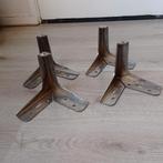 Sterke ijzer meubels poten hoogte 13 cm, Doe-het-zelf en Verbouw, Hang- en Sluitwerk, Ophalen of Verzenden