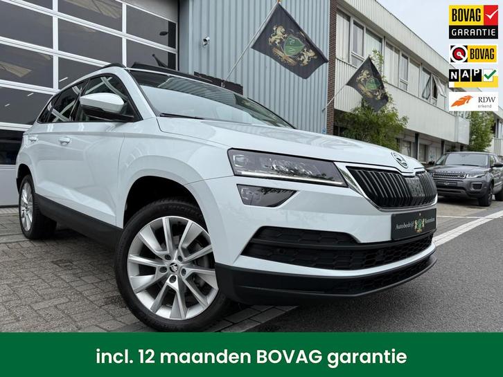 Skoda KAROQ 1.5 TSI ACT Style AUT LED/CAM/S18/LEER/NAVI/PANO, Auto's, Skoda, Bedrijf, Te koop, Karoq, ABS, Achteruitrijcamera