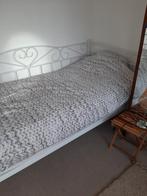 Metalen eenpersoons bed wit, Huis en Inrichting, Ophalen, 90 cm, Eenpersoons, Wit