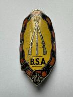 Oud BSA B.S.A. balhoofdplaatje. Balhoofd plaatje., Ophalen of Verzenden, Gebruikt, Gebruiksvoorwerp