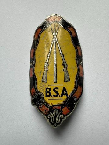 Oud BSA B.S.A. balhoofdplaatje. Balhoofd plaatje. beschikbaar voor biedingen