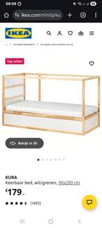 Ikea Kura hoogslaper / keerbaar bed, Kinderen en Baby's, Ophalen, Zo goed als nieuw, Hoogslaper