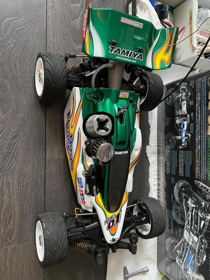 Te koop Tamiya Buggy, Hobby en Vrije tijd, Modelbouw | Radiografisch | Auto's, Zo goed als nieuw, Auto offroad, Nitro, Schaal 1:10