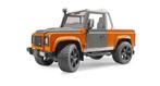 Bruder Land Rover Defender Pick Up, Kinderen en Baby's, Speelgoed | Speelgoedvoertuigen, Ophalen of Verzenden, Zo goed als nieuw