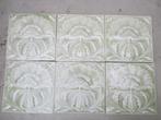 21 Unieke Engelse tegels art nouveau/arts and crafts, Ophalen