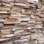 Teak houten wandpanelen (prijs p/m2), Huis en Inrichting, Ophalen, Nieuw