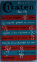 Prisma Citaten boek - C. Buddingh, Ophalen of Verzenden, Zo goed als nieuw, C. Buddingh