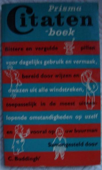 Prisma Citaten boek - C. Buddingh beschikbaar voor biedingen