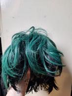 Deku groen/zwarte cosplay pruik, Ophalen of Verzenden, Gebruikt