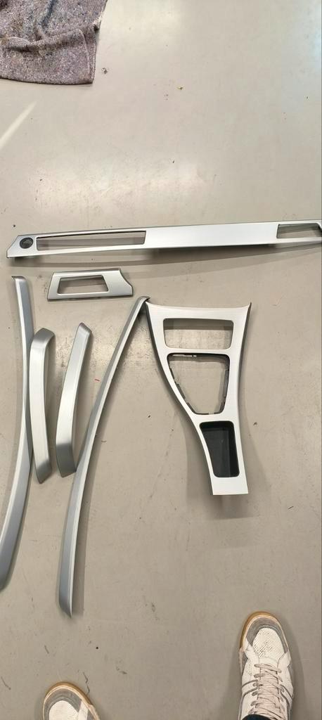 BMW E90/E91 Interieurlijsten Geborsteld Aluminium, Auto-onderdelen, Interieur en Bekleding, BMW, Gebruikt, Ophalen of Verzenden