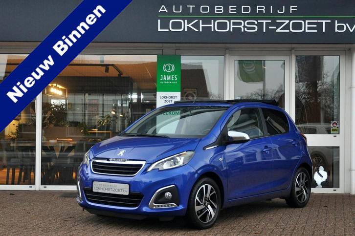 Peugeot 108 1.0 e-VTi Allure TOP! Automaat | Lederen bekl. |, Auto's, Peugeot, Bedrijf, Te koop, ABS, Achteruitrijcamera, Airbags