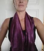 Nieuwe 100% zijden sjaal roodbruin 164x32 cm, Kleding | Dames, Mutsen, Sjaals en Handschoenen, Ophalen of Verzenden, Nieuw, Maat 46/48 (XL) of groter
