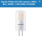 5 stuks Philips G4 LED capsule | SMD | Mat | 3000K | 1.8W, Ophalen of Verzenden, Led-lamp, Zo goed als nieuw