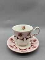 Royal Adderley Kop en Schotel Pastelroze, Ophalen of Verzenden, Zo goed als nieuw, Porselein, Kop en/of schotel