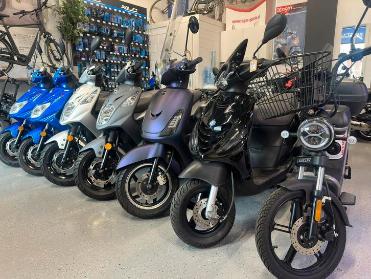 Grote voorraad gebruikte scooters met 6 maanden garantie !, Fietsen en Brommers, Snorfietsen en Snorscooters, Zo goed als nieuw