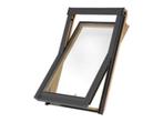 Dakvenster Luxtra 114x118, compleet met rolluik en gootstuk, Doe-het-zelf en Verbouw, Glas en Ramen, Ophalen, 80 tot 120 cm, 80 tot 120 cm