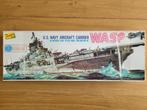 1:525 1/525 Lindberg U.S Navy Aircraft Carrier Wasp, Ophalen of Verzenden, Zo goed als nieuw, 1:200 of kleiner, Overige merken