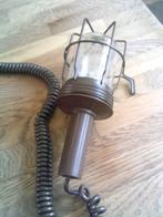 Vintage jaren 70 reklamp looplamp roosterlamp, Huis en Inrichting, Ophalen of Verzenden, Gebruikt, Robuust stoer looplamp spiraallamp vintage werklamp