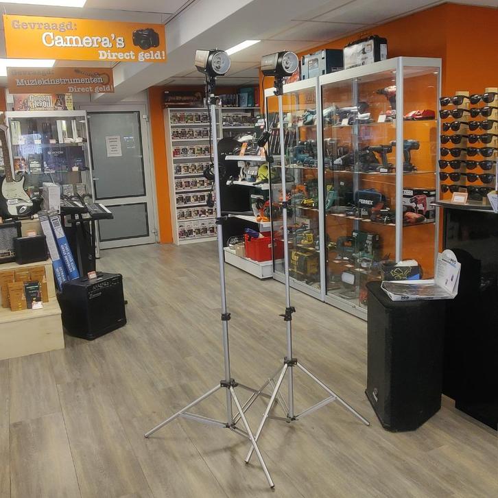 Falcon eyes ss-10f flitser + statief || Nu voor €59.99, Audio, Tv en Foto, Fotografie | Flitsers, Overige merken, Ophalen of Verzenden