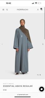 Merrachi essential abaya dusty indigo maat L, Ophalen of Verzenden, Zo goed als nieuw, Maat 38/40 (M), Overige typen