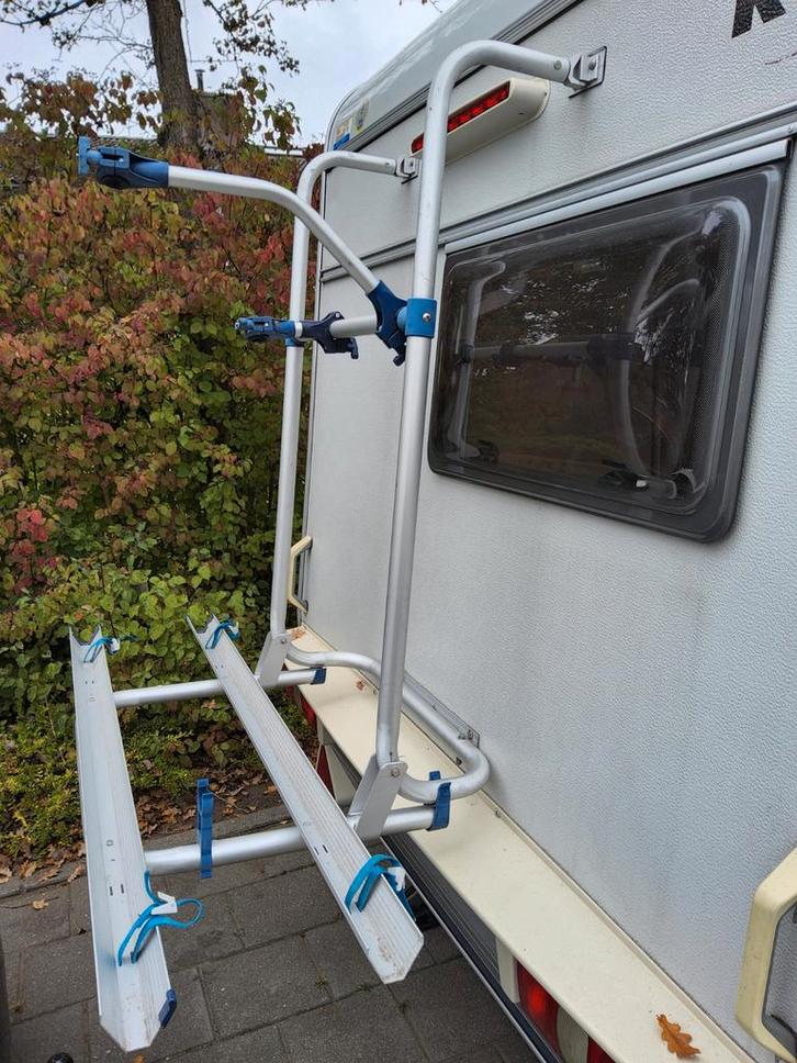Fietsendrager voor Caravan - Omni Bike+, Caravans en Kamperen, Caravan accessoires, Gebruikt, Ophalen