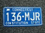 Kentekenplaat licenseplate Connecticut Constitution State US, Verzenden, Gebruikt, Auto's