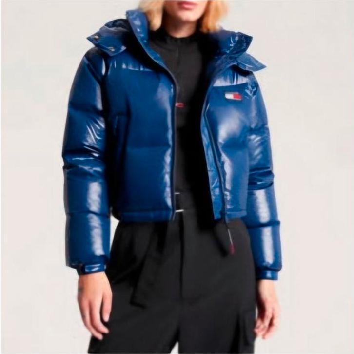 Tommy Hilfiger NIEUWE winterjas dons Puffer mt XL Blauw kort, Kleding | Dames, Jassen | Winter, Nieuw, Maat 46/48 (XL) of groter