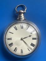 Engels zilveren zakhorloge, Antiek en Kunst, Antiek | Klokken, Verzenden
