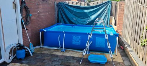 intex zwembad 3x2 mtr, Tuin en Terras, Zwembaden, Zo goed als nieuw, Opzetzwembad, Minder dan 80 cm, 200 tot 400 cm, 200 tot 300 cm