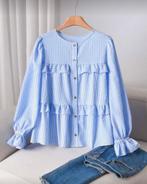 Top Miranda (44-52), Verzenden, Nieuw, Blauw, Blouse of Tuniek