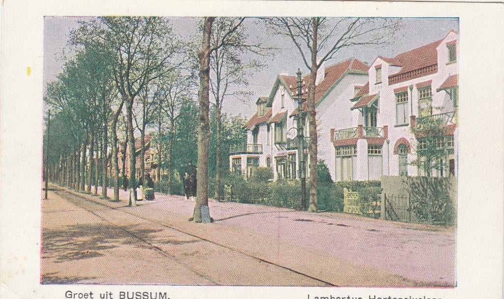 bussum- hortensiuslaan, Ophalen of Verzenden, Voor 1920, Noord-Holland