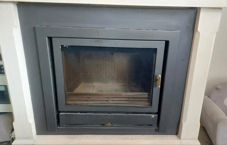 Barbas Unilux 75 Inbouw Houtkachel, Huis en Inrichting, Haarden, Gebruikt, Houthaard, Ophalen