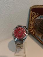 Zenith DEFY A3691 Ruby Red Vintage Herenhorloge, Overige merken, Staal, Gebruikt, Staal