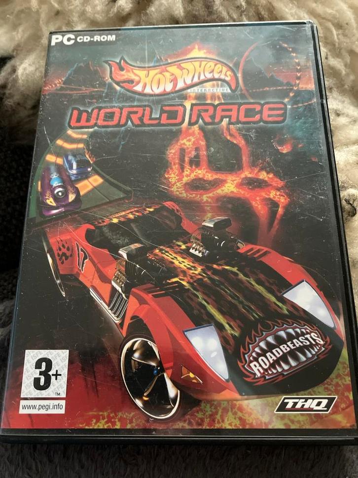 Hot Wheels World Race - PC CD-ROM, Spelcomputers en Games, Games | Pc, Gebruikt, Racen en Vliegen, 1 speler, Vanaf 3 jaar, Ophalen of Verzenden