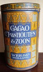merken Van Houten en Zoon cacao, vooroorlogs, Verzamelen, Merken en Reclamevoorwerpen, Ophalen of Verzenden, Gebruikt, Verpakking